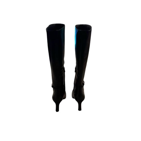 Naturalizer Women's Henny Black Leather Knee High Boots Size 9 - Picture 13 of 13